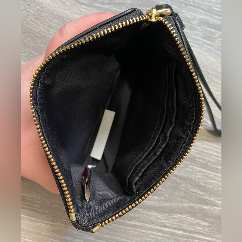 🍁NWOT COACH Corner Zip Wristlet With Brushed Plaid Print🍁 - Picture 4 of 7